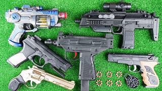 ULTIMATE Toy SMG & Pistol Test! Rapid‑Fire UZI Bead Blaster, Scoped MP7, Gold DX‑6137 Cap Revolver