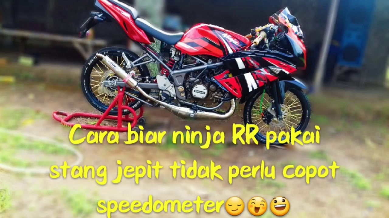 Cara Pasang Stang Jepit 15 Derajat Di Ninja RR Tanpa Copot