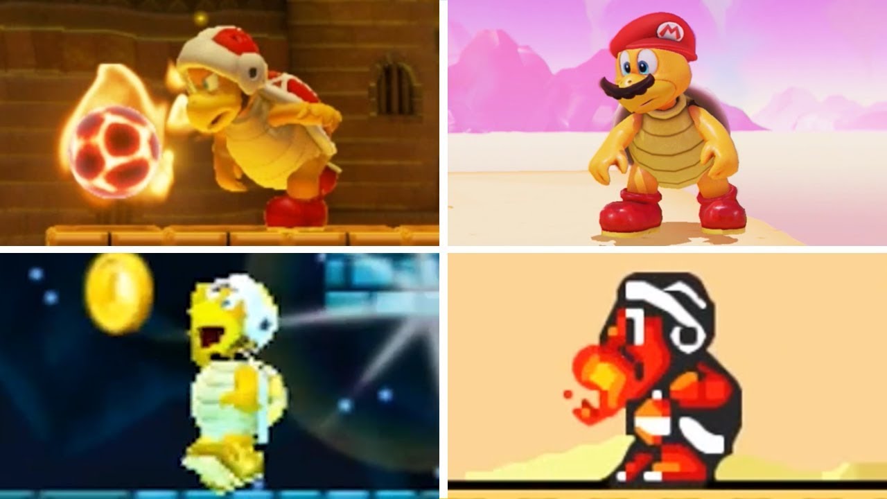 Evolution of - Fire Bro in Super Mario Games - YouTube