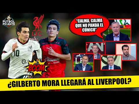 ¡BOMBAZO! LIVERPOOL estaría PREPARANDO una OFERTA muy JUGOSA por GILBERTO MORA | Futbol Picante