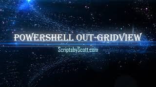 Powershell Script Out-Gridview Review #powershell  #scripting #Out-Gridview #Learn #Beginner