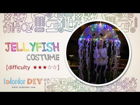 Awesome Jellyfish Costume DIY (Easy Light Up Hat)