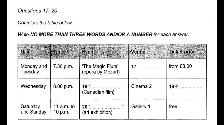 IELTS 8 Listening Test 3
