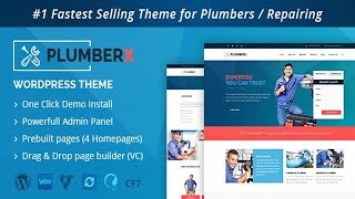 Plumber - Construction and Repairing WordPress Theme Free Download