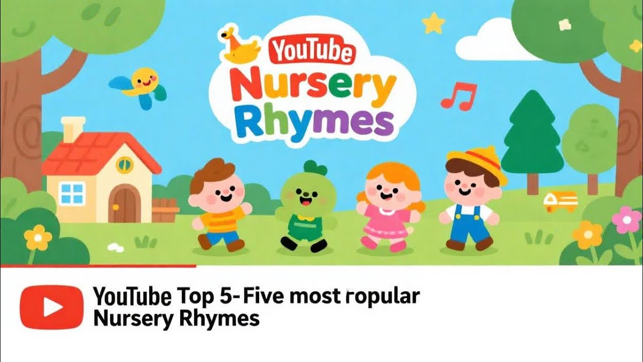 Top 5- Five most popular nursery rhymes for entertaining your kids at home || @RhymeTime_Kids01 