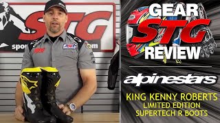 Alpinestars King Kenny Roberts Limited Edition Supertech R Boots | Sportbike Track Gear
