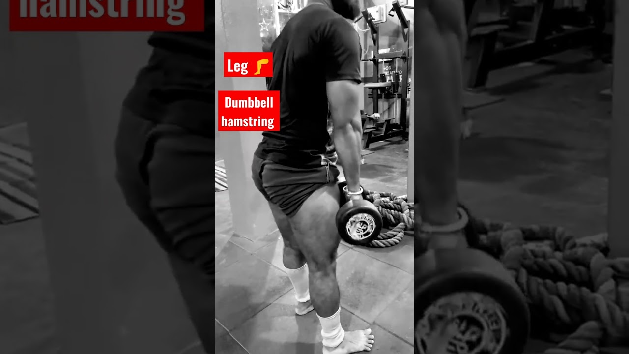dumbbell hamstring exercises             