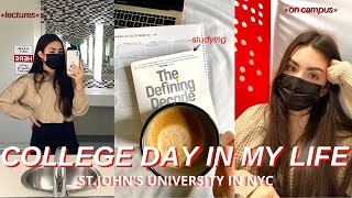 College Day In My Life At St Johns University Nyc Business Student