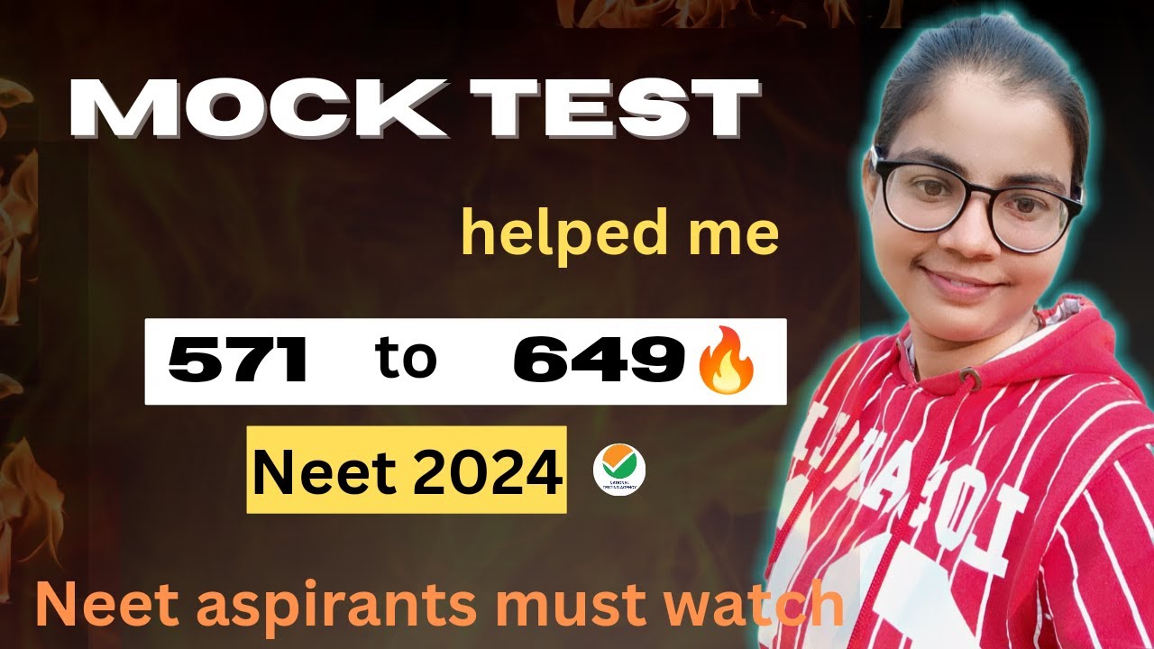 How to increase marks in NEET mock tests💯| Mock tests helped me to ...