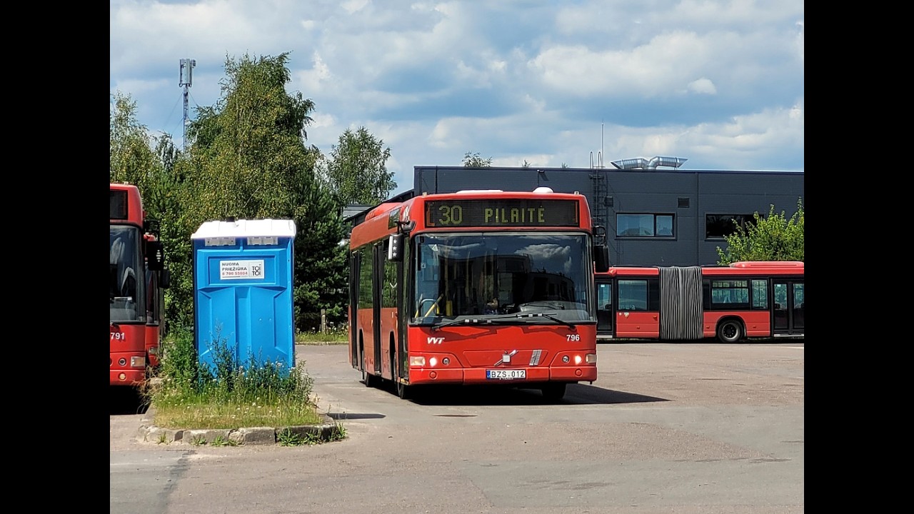 Volvo 7700 #796 - VVT Vilnius ♪ Voith ♪