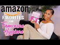 AMAZON ESSENTIALS| MY FEMININE HYGIENE ROUTINE! NO SMELL + STAY SQUEAKY CLEAN DOWN THERE. ALWAYS.
