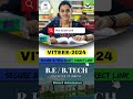 #vitvellore are you looking to secure admission through #VITEEE 2024 for #BTech? Hurry! 📞8986886334