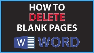 Microsoft Word: How To Delete Blank Pages In Word 365