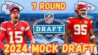 Full 7-Round 2024 Kansas City Chiefs Mock Draft!