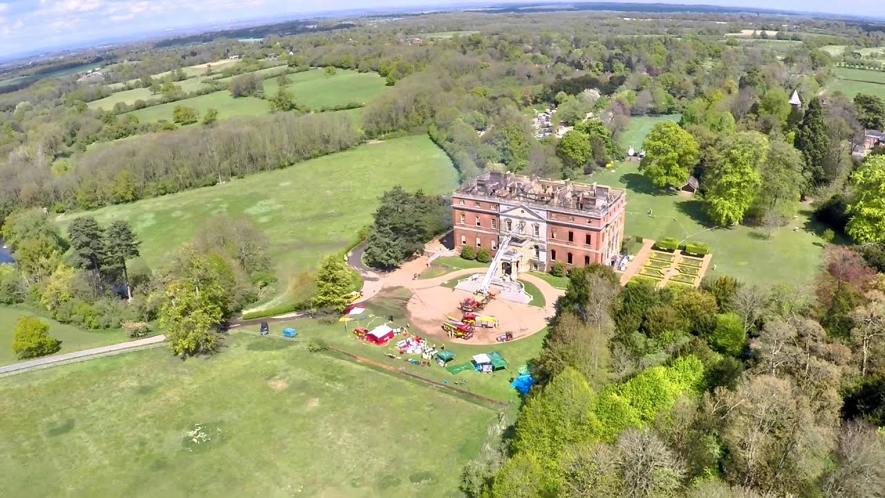 Day after the Clandon House fire 30th April 2015 YouTube
