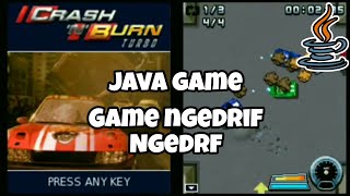 Crash N-Burn Turbo 128x128 Java Game from Macrospace Playthrough Game
