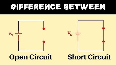 Basics of Open Circuit and Short Circuit | Open Circuit vs Short Circuit