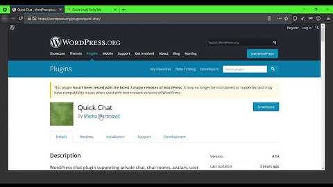 [WordPress] Quick Chat plugin v4.14 - Unauthenticated Persistent XSS