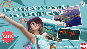 How to Create 30 Viral Shorts in 1 Hour NO CAMERA Needed! Using AI viral shorts strategy,