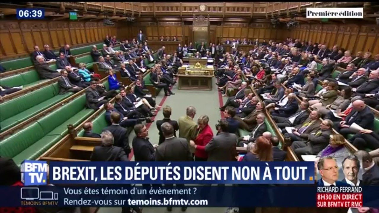 Brexit: les députés britanniques rejettent toutes les solutions d'alternatives bfmtv i shot the sheriff