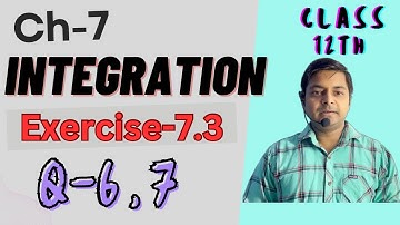 Integration, Exercise 7.3(Q-6,7) | Applied Maths Ml Agarwal Class-12th |@sushantclasses6634