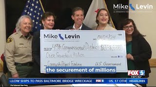 Rep. Mike Levin Secures $17.7 Million for CA-49