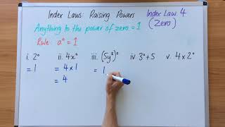 Index Laws 3 & 4 (Zero)