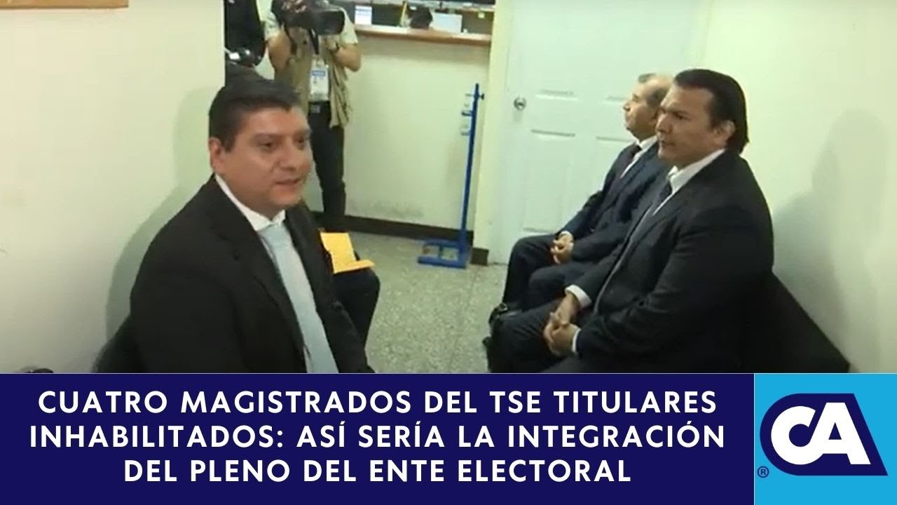Juzgado cumple orden de inhabilitar a 4 magistrados del TSE vinculados ...