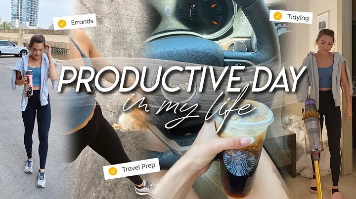 PRODUCTIVE VLOG | working out, running errands, tr...