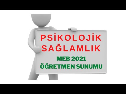 Psikolojik Sağlamlık Öğretmen Oturumu 2021