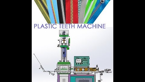 New type auto teeth injection molding machine for plastic zipper