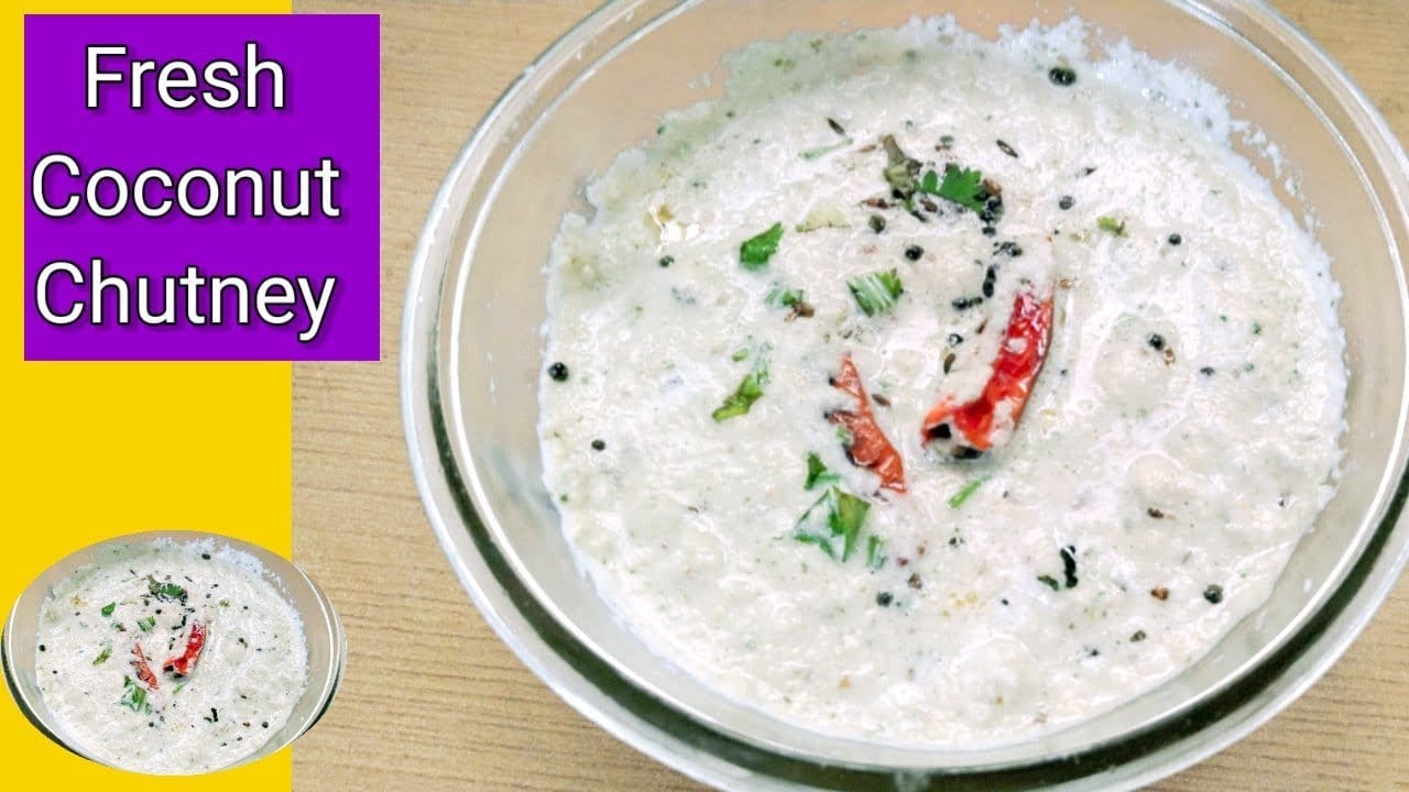 Hotel Style Coconut Chutney for Idli/Dosa/Vada/UttapamNariyal Ki