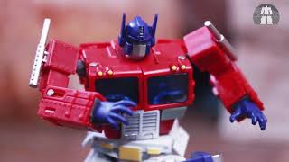 Transformers Optimus Prime vs Starscream armada - Stop Motion
