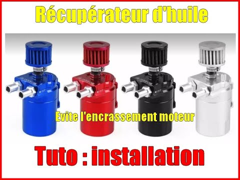 🔵🔵Récupérateur d'huile, évite l'encrassement moteur Diesel !!! Tuto  présentation installation !!!🔵🔵 