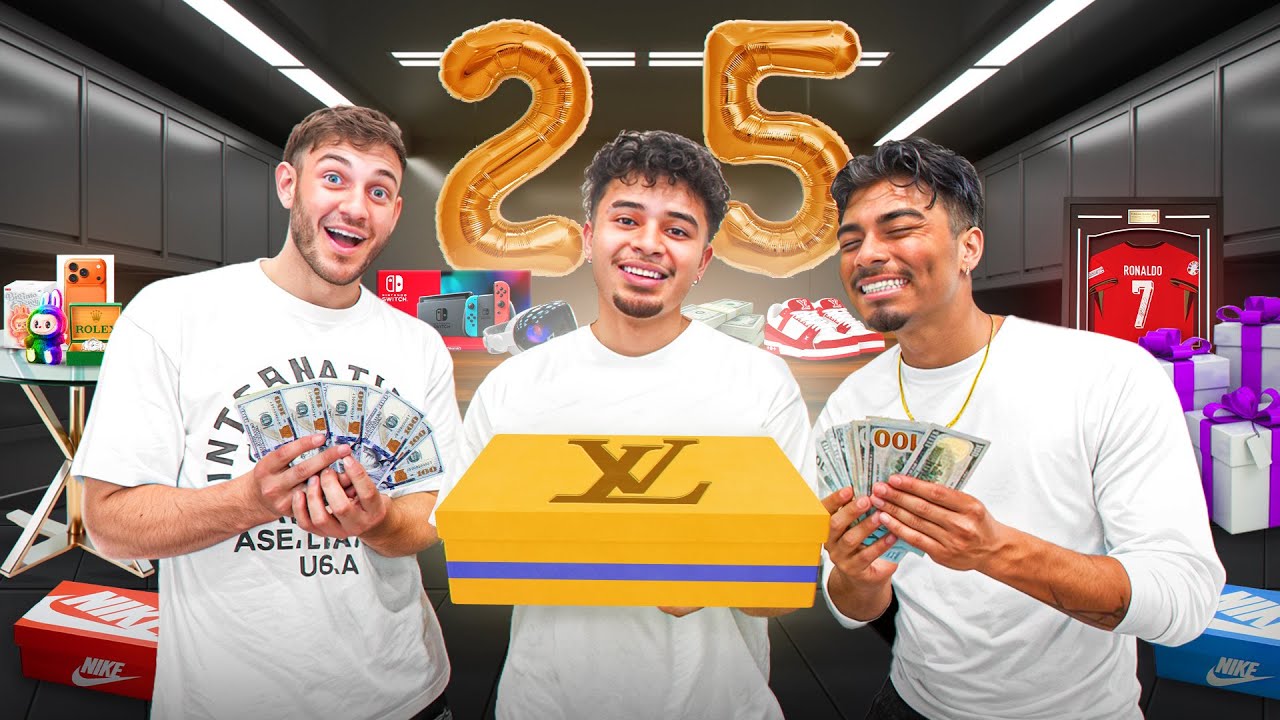 Удивляю своего соседа по комнате подарком на его 25-летие!!