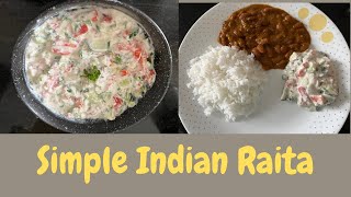 Simple Indian Raita Salad