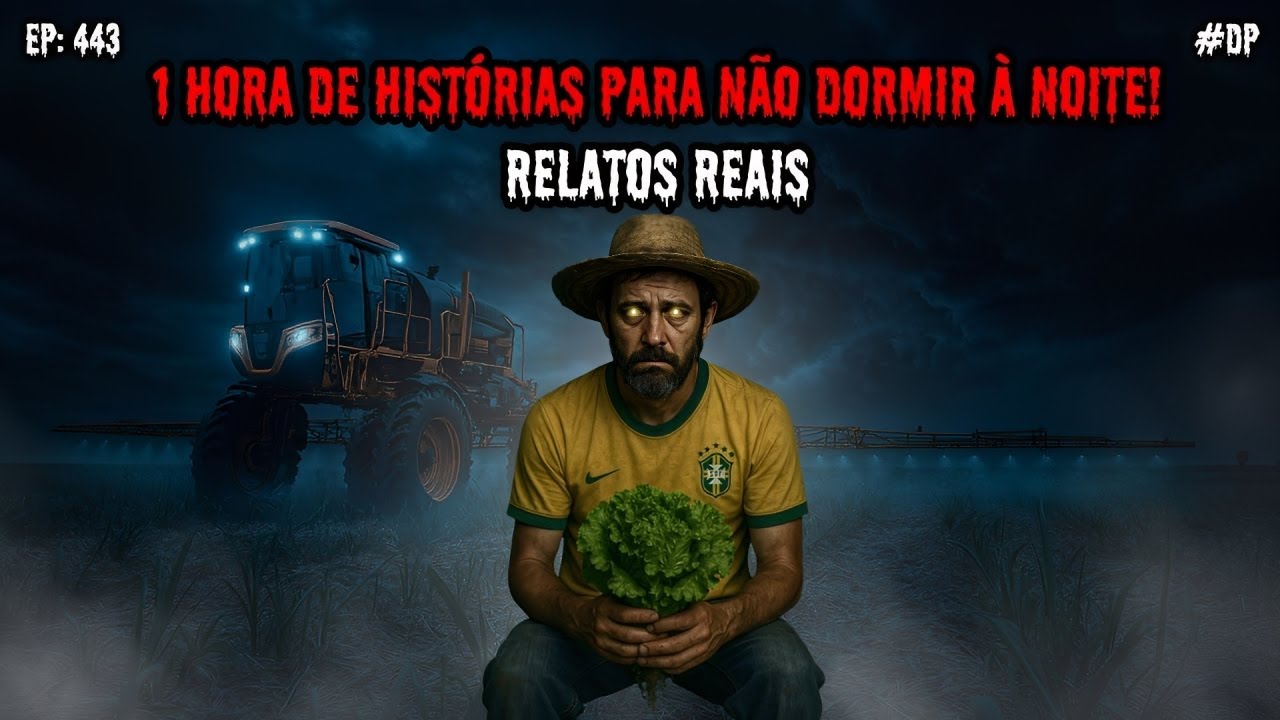 1 HORA DE TERROR - 4 RELATOS REAIS | EP.443 #dp