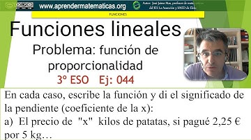 Encontrar la función. 3 casos. 3º ESO. 05 044. José Jaime Mas