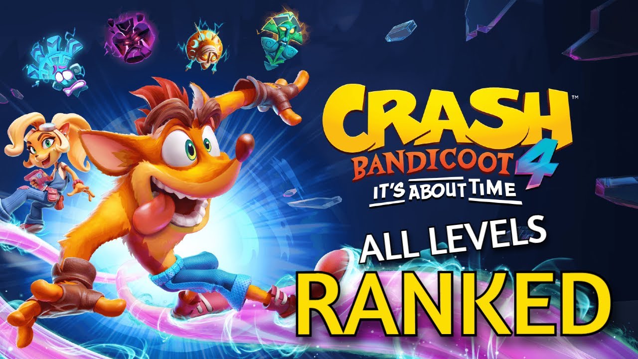 Every Crash Bandicoot 4 Level Ranked Easiest to Hardest
