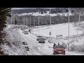 UK snow causes road chaos as cold snap continues