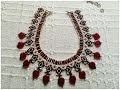 netted necklace tutorial - file örgü tekniğiyle kolye yapımı