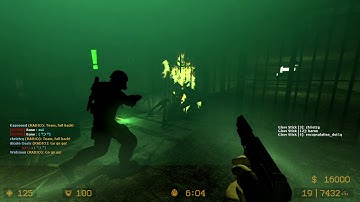 ZOMBIE ESCAPE, COUNTER-STRIKE: SOURCE, MAP: ZE_slender_escape, Level 1