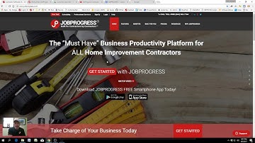 JOBPROGRESS Selecting Trade and Work Types