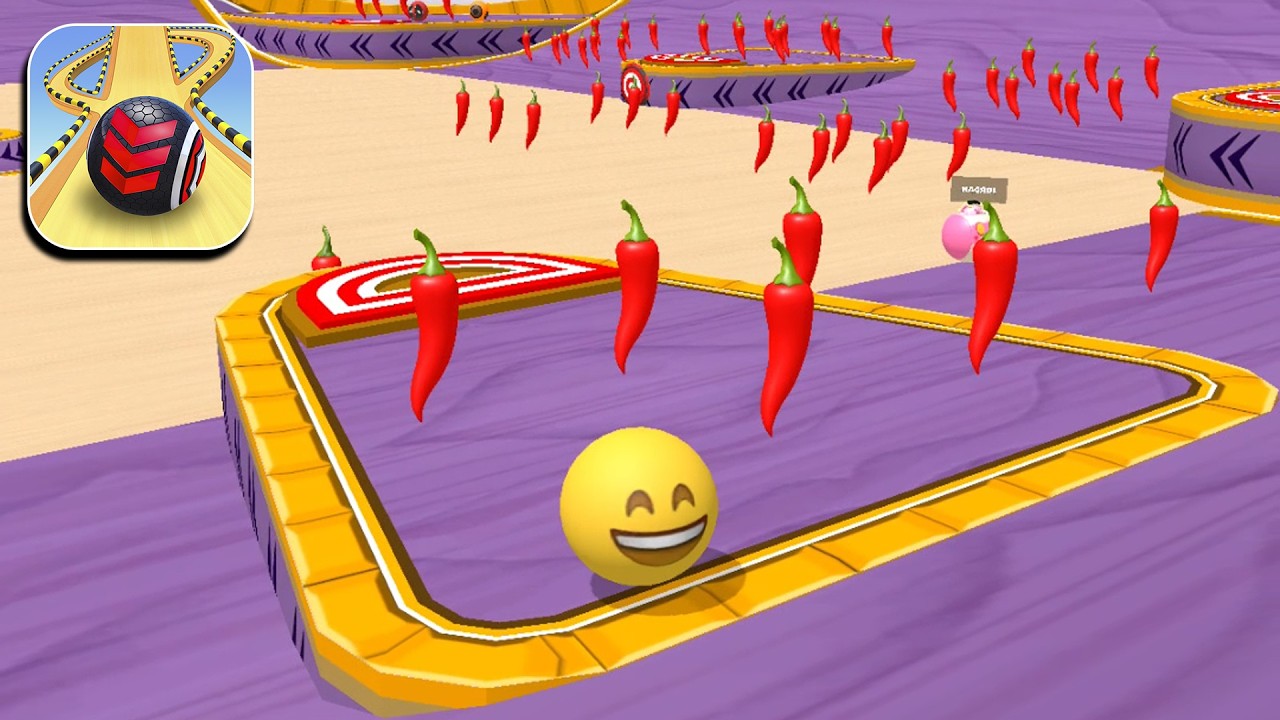 Racing Ball Rolling Game Speedrun Gameplay Max Level 1120