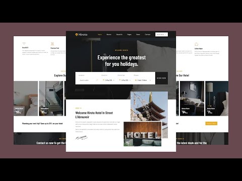 Multi-Page Travel Website Using HTML CSS & JavaScript || Free Source Code