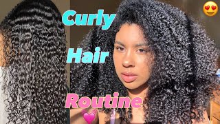 Summer Curly Hair Routine 2019