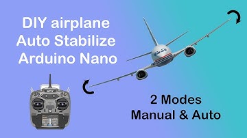 Pitch & Roll airplane control using MPU6050
