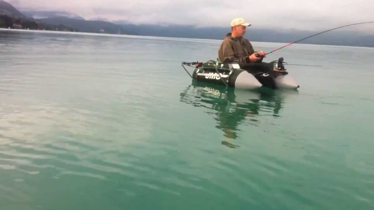 lac d'Annecy brochet 95cm sur YouTube