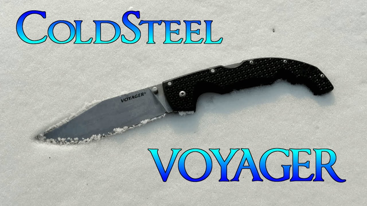 Лучший из крупных, нож Cold Steel Voyager XL обзор и тесты. - YouTube