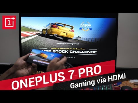 Oneplus 7 Pro Gaming via External Monitor USB C to HDMI (Direct Stream)